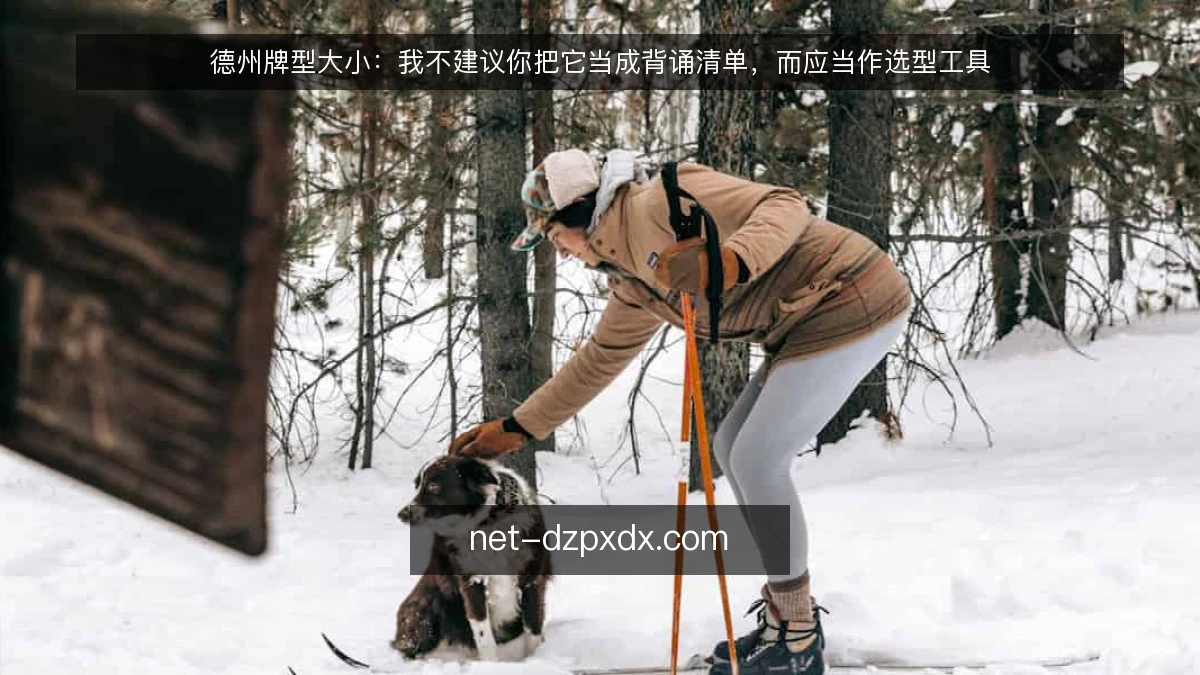 德州牌型大小:我不建议你把它当成背诵清单,而应当作选型工具
